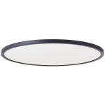 Brilliant Brennan Plafondlamp Kunststof Zwart Wit 30W 4000lm - 840 Koel Wit | 541mm - IP44 - 3-Staps Dimbaar