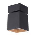 D'Lite Plafondlamp Kubo Aluminium Zwart | IP20 - Geschikt voor 1x GU10