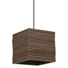 Ledvance Decor Hanglamp Vierkant Bruin | Geschikt voor 1x E27