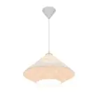 D'Lite Hanglamp Groede Papier Wit | Geschikt Voor 1x E27