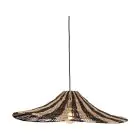 Good&Mojo Hanglamp Cuzco Jute Zwart/Natural | Geschikt voor 1x E27 
