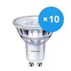 Voordeelpak 10x Philips Corepro LED Spot GU10 PAR16 2.7W 230lm 36D - 840 Koel Wit | Vervangt 25W